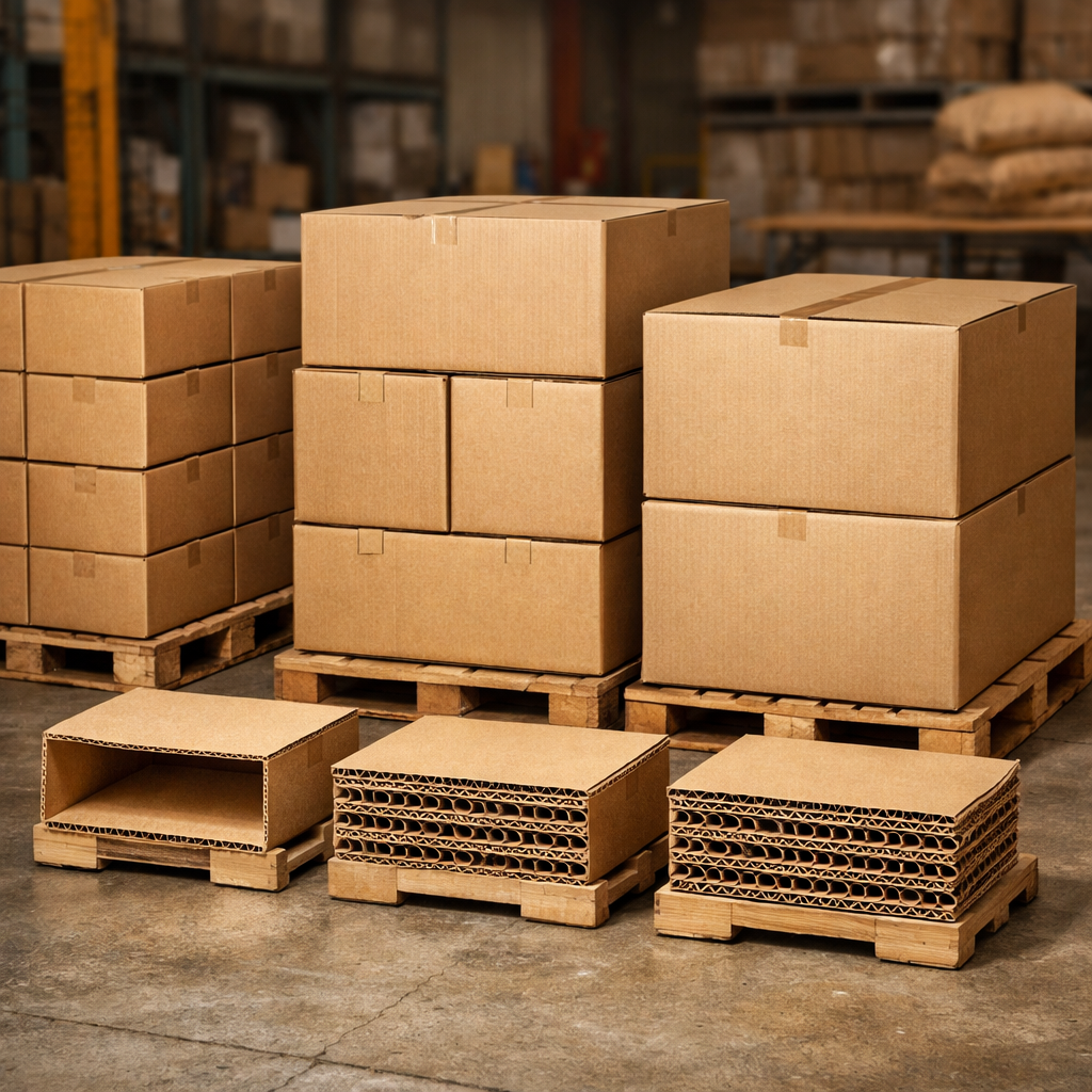 Corrugated box packaging manufacturing industrial