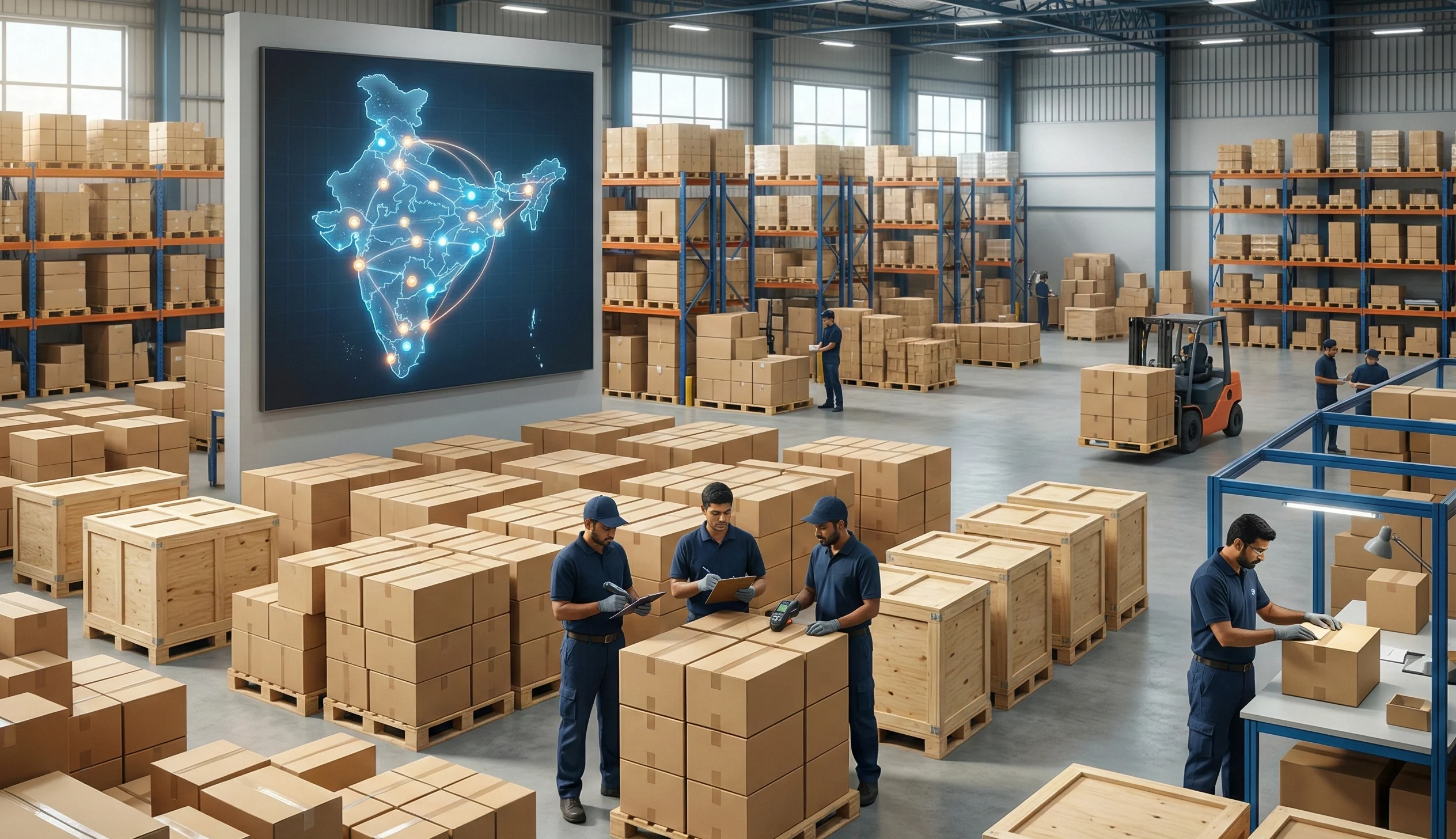 PAN India packaging deployment logistics network